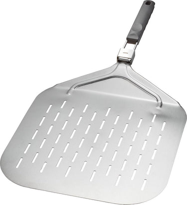 Gefu slide pizzaschep – 32 x 32 cm – opvouwbare handgreep – rvs