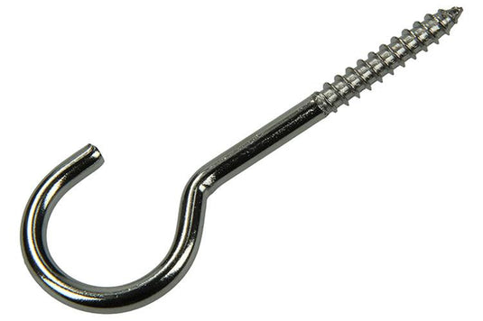 Mack 1019899 - schroefhaak roestvrijstaal 1 st 6,0x60 mm | 5 stuks