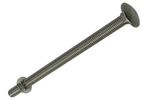 Mack 1019920 - houtbout + moer roestvrijstaal 1 st m8 x 120 mm | 10 stuks