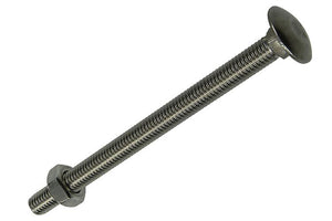 Mack 1019921 - houtbout + moer roestvrijstaal 1 st m10 x 130mm | 10 stuks