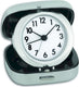 Tfa dostmann 60.1012 - wekker - quartz - metaal box - cijfers - alarm - pop-up - zilverkleurig