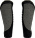 Dresco fietshandvatten ergo grip ca. 10 cm rubber zwart grijs per set