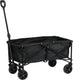 Camp active - inklapbare bolderkar – opvouwbaar – zwart – draagvermogen 50 kg