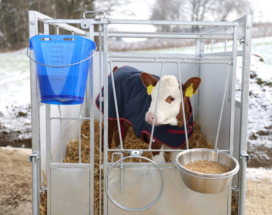 Producten kalveremmer kunststof afgeplat kaal blauw transparant