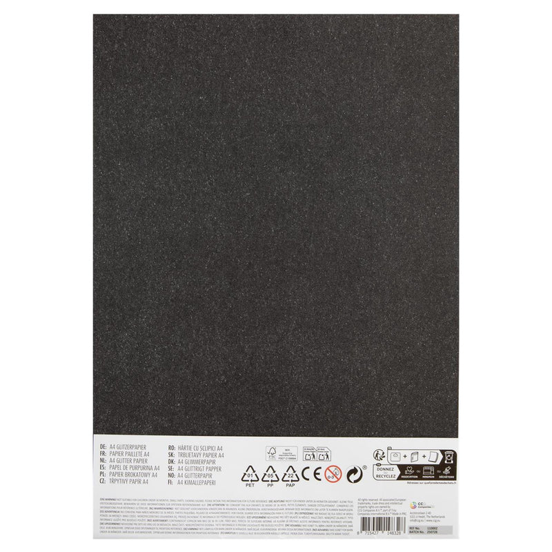 Load image into Gallery viewer, Moxy glitter papier a4 8 vel 150 gram
