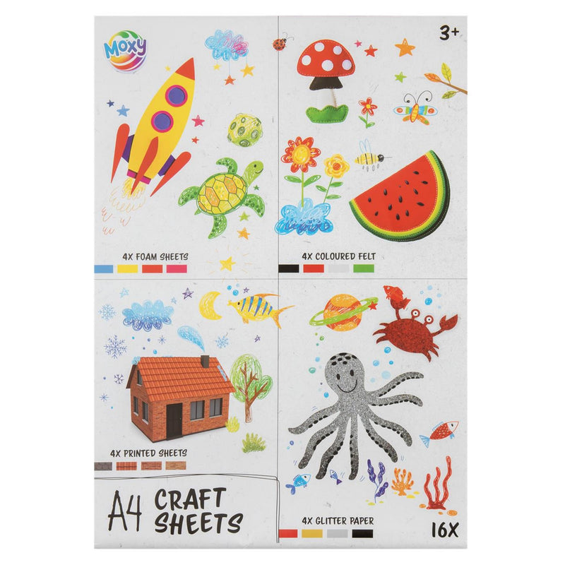 Load image into Gallery viewer, Moxy knutsel vellen a4, 16pcs

