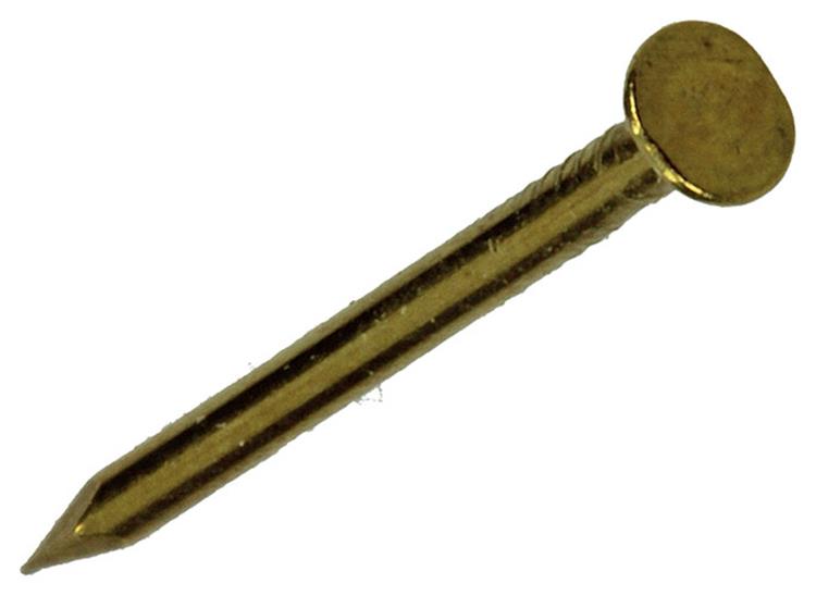 Afbeelding laden in galerijviewer, Mack 1017922 - nagel platte kop messing 100gr1,2 x 20 mm | 5 stuks
