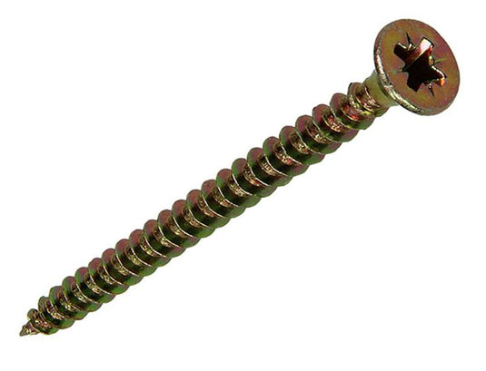 Mack 1017975 - spaanplaatschroef vz kop geelverz. 35st 4,0 x 50 mm | 5 stuks
