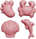 Scrunch zandvormpjes - roze - opvouwbaar - recycleerbaar