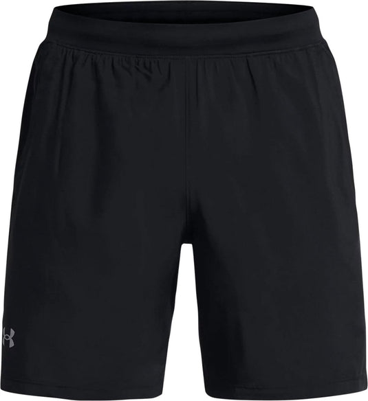 Under armour ua launch 7'' shorts heren sportbroek - zwart - wit