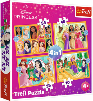 Trefl disney-puzzel 4-in-1