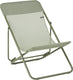 Lafuma maxi transat - strandstoel - inklapbaar - verstelbaar - color block - moss