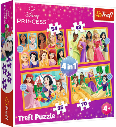 Trefl disney-puzzel 4-in-1