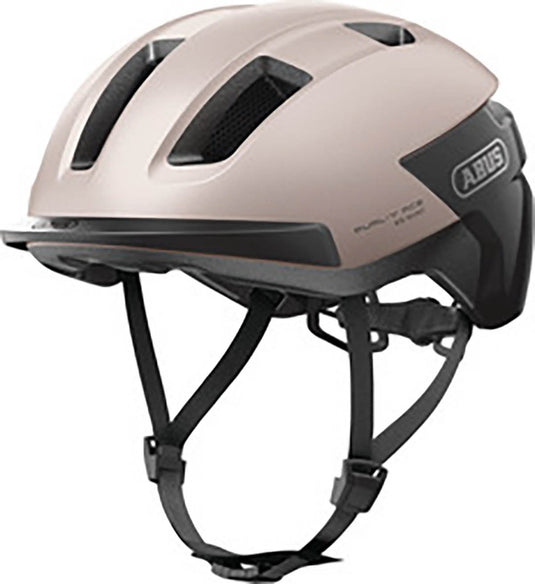 Abus fietshelm purl-y ace champagne gold m - 54-58 cm - beige - geschikt voor gebruik op speed pedelecs - elektrische fietsen - snorfietsen - nta-8776 340 g