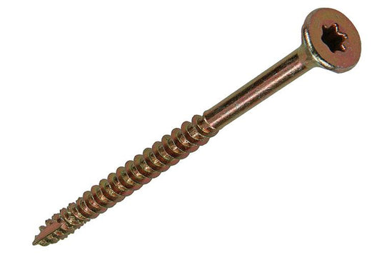 Mack 1018024 - spaanplschr.vzkop-zelfb. geelverz. 16 st 5,0 x 70 mm | 5 stuks