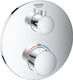 Grohe grohtherm thermostatische inbouww douchekraan - chroom