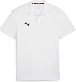 Puma teamgoal casuals polo heren sportshirt - white- black