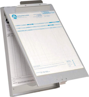 Westcott klembord - met opbergvak - aluminium - a4 - ac-e17003