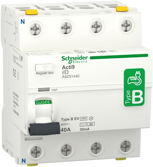 Schneider differentieel 4p 40a 30ma type b-ev - a9z51440