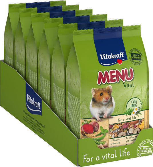 Vitakraft menu vital - hamstervoeding - 6x400 gram