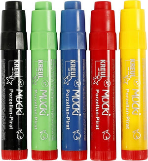 Creotime glas- porseleinstiften junior 2-5 mm 5 stuks