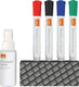 Nobo whiteboard droog reiniging starterkit - 1 spray - 4 stiften - 1 wisser