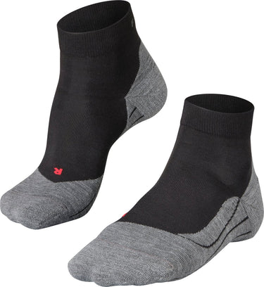 Falke ru4 short anti-blaar katoen functioneel materiaal hardloopsokken heren zwart - maat 39-41
