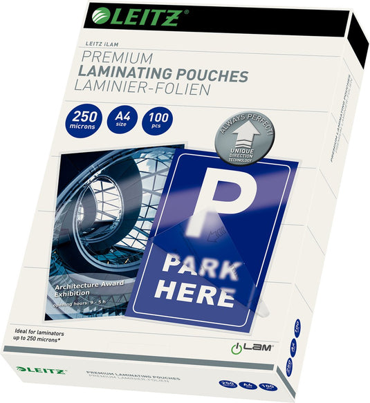 Leitz - lamineerhoezen - a4 - 250 micron - 100 stuks