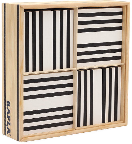Kapla - kleur - constructiespeelgoed - zwart wit - 100 plankjes