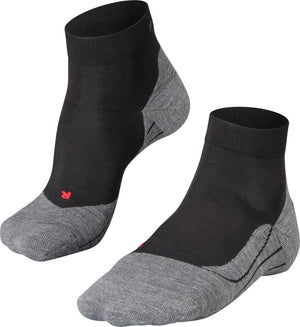 Falke ru4 short anti-blaar katoen functioneel materiaal hardloopsokken heren zwart - maat 42-43