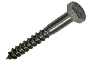 Mack 1020013 - houtdraadbout roestvrijstaal 7 st 8 x 60 mm | 5 stuks