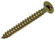 Mack 1020080 - spaanplaatschroef vz kop geel vz 200 st 3,0 x 30 mm | 5 stuks