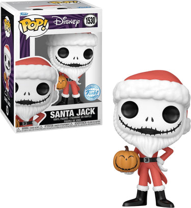 Funko pop! disney: the nightmare before christmas - santa jack with jackolantern 1530 exclusive