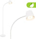 B.k.licht briloner cielo - oplaadbare vloerlamp - dimbaar - led staande lamp - snoerloze - usb-c - 126,5 x 21 cm - wit