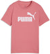 Puma ess no. 1 logo tee g meisjes t-shirt - wild pink