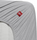 Beddinghouse percale katoen - topper hoeslaken - 160x200 - licht grijs
