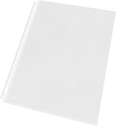 Esselte showtas a4 - 30% pre-consumer gerecycled materiaal - pp - 100 stuks - transparant