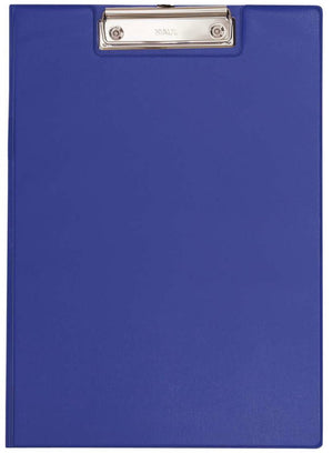 Maul klembordmap a4 staand formaat karton folie blauw