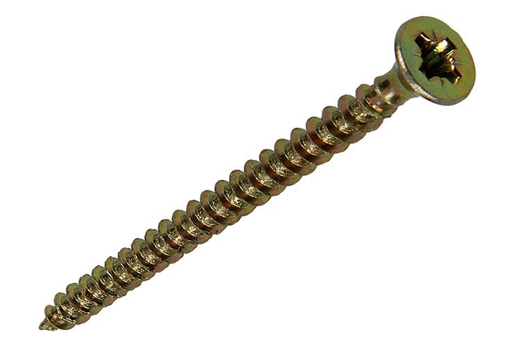 Afbeelding laden in galerijviewer, Mack 1020087 - spaanplaatschroef vz kop geelvz 200 st 3,5 x 45 mm | 5 stuks
