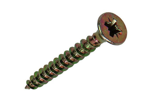 Mack 1020103 - spaanplaatschroef vz kop geel vz 200 st 4,5 x 35 mm | 5 stuks