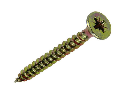 Mack 1020114 - spaanplaatschroef vz kop geel vz 200 st 5,0 x 45 mm | 3 stuks