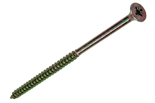 Mack 1020120 - spaanplaatschroef vz kop geel vz 100 st 5,0 x 100 mm | 2 stuks