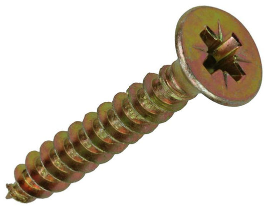Mack 1020121 - spaanplaatschroef vz kop geel vz 100 st 6,0 x 40 mm | 5 stuks