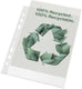 Esselte 100% gerecyclede pp a5 showtas - 70 micron - 6-gaats - 100x transparante, milieuvriendelijke insteekhoezen - duurzaamheid - voor thuiswerken - ideaal voor thuiskantoor
