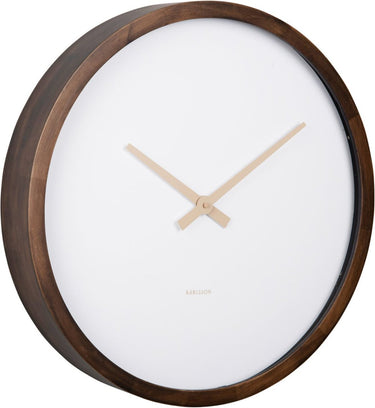 Karlsson wandklok ancho large - bruin - ø50cm - wandklok modern