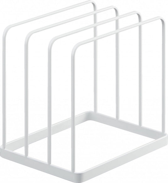 Yamazaki dienblad en snijplank standaard - tower - wit