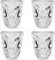 Boland - set 4 plastic shotglaasjes schedel - horror - horror