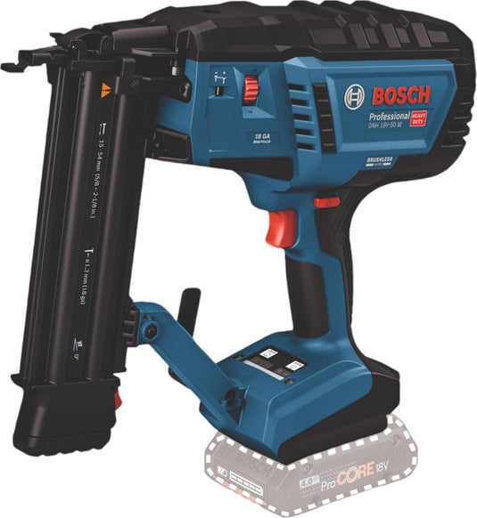 Bosch blauw bosch professional gnh 18v-50 m accu afwerktacker 18ga 18v basic body - 0601482400