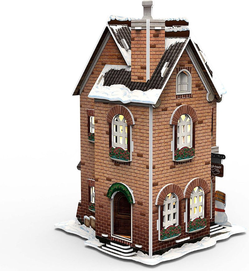 Afbeelding laden in galerijviewer, Cubic fun 3d puzzel klompenmakerij led verlichting kerstdorp speelgoed.
