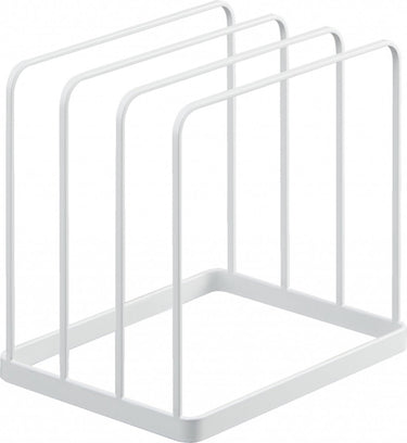 Yamazaki dienblad en snijplank standaard - tower - wit